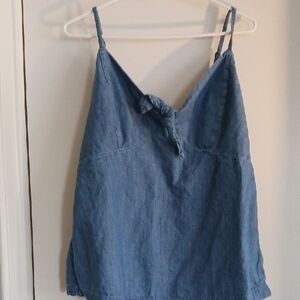 Women's Blue Denim Top
